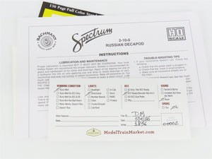 HO Bachmann Spectrum 81701 Unlettered 2-10-0 Russian Decapod Steam - DCC Ready