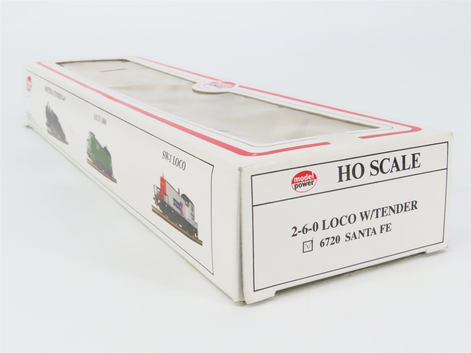HO Scale Model Power 6720 ATSF Santa Fe 2-6-0 Steam Locomotive #605
