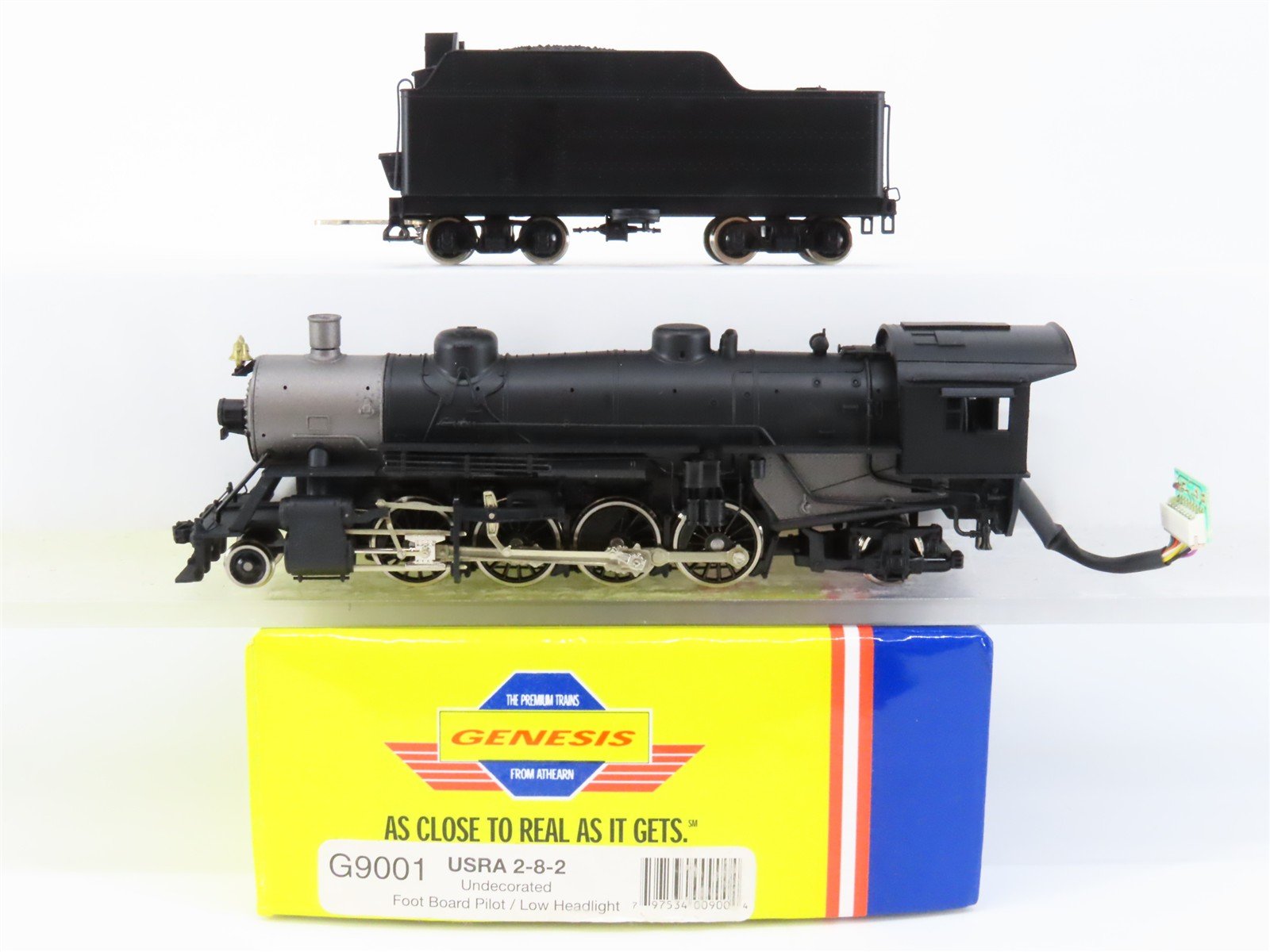 HO Scale Athearn Genesis G9001 Unlettered USRA 2-8-2 Steam - DCC Ready