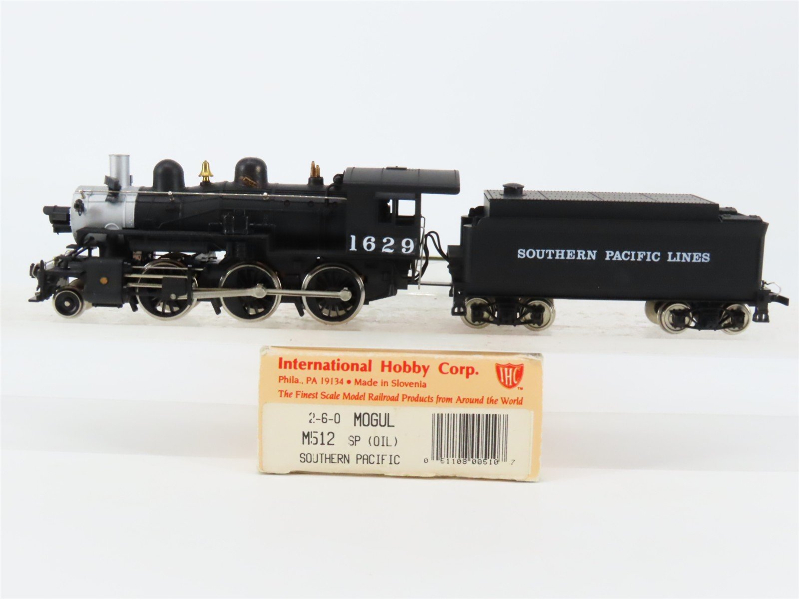 HO Scale IHC/MEHANO M512 SP Southern Pacific 2-6-0 Mogul Steam Custom Rd #1629