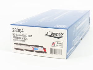 HO Scale Rapido 28004 Amtrak E8A Phase I Diesel Locomotive #324