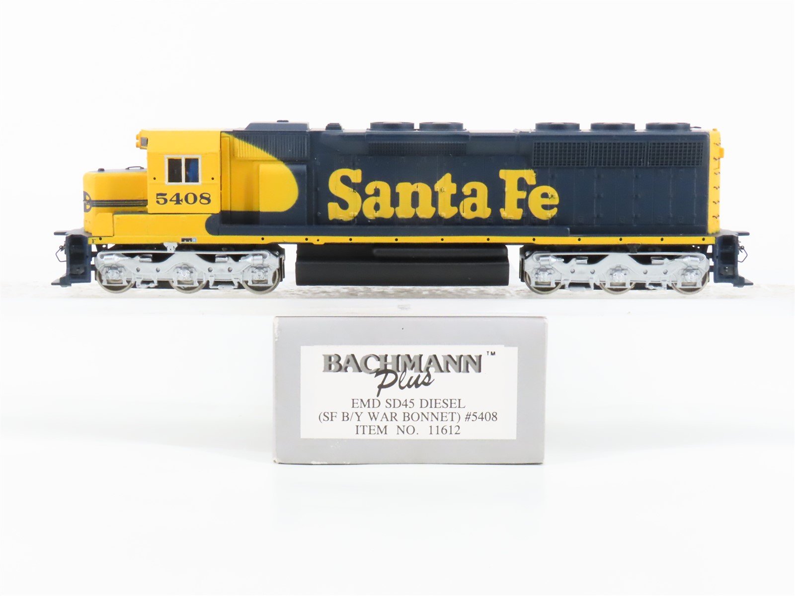 HO Scale Bachmann 11612 ATSF Santa Fe SD45 Diesel Locomotive #5408