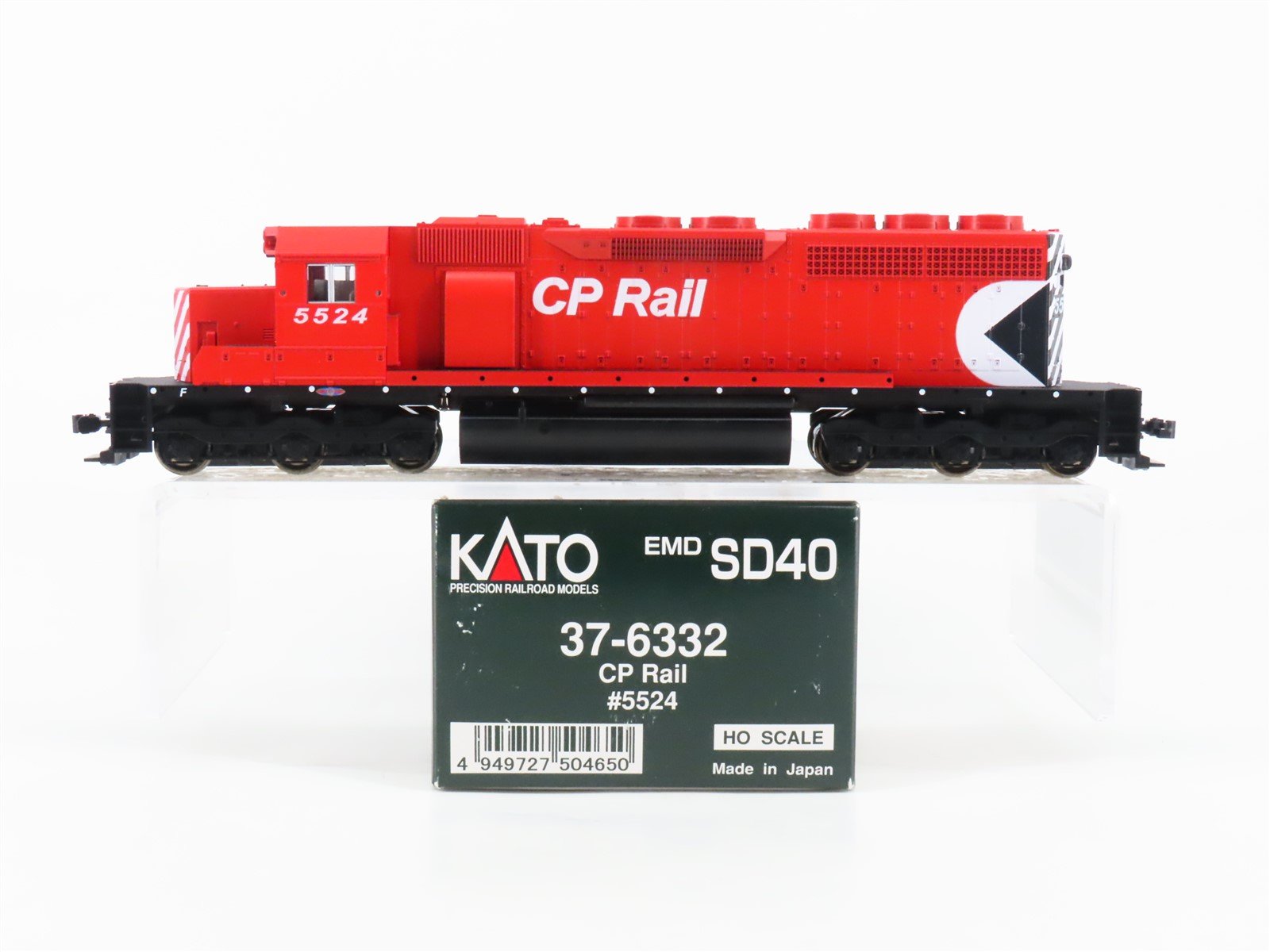 HO Scale Kato 37-6332 CP Canadian Pacific SD40 Diesel Locomotive #5524