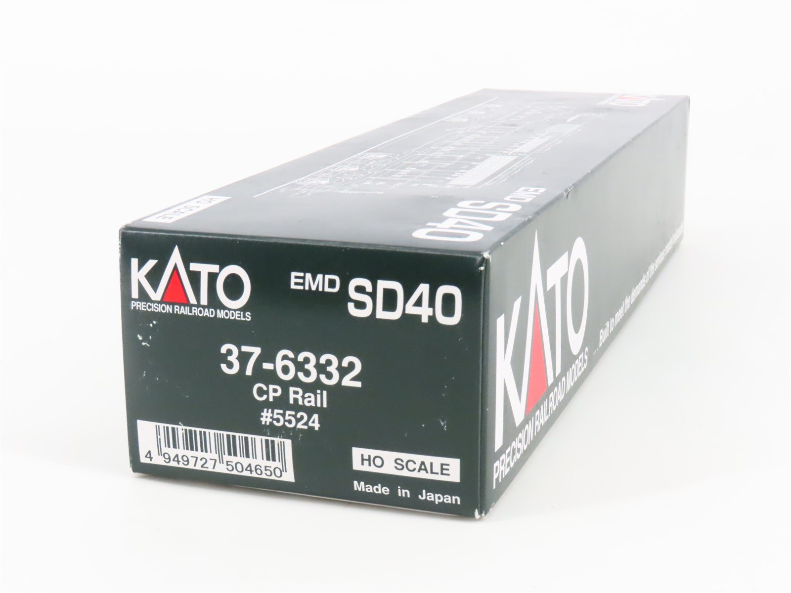 HO Scale Kato 37-6332 CP Canadian Pacific SD40 Diesel Locomotive #5524