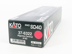 HO Scale Kato 37-6322 AC Algoma Central SD40 Diesel Locomotive #182