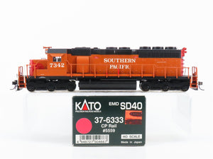 HO Scale Kato 37-6333 SP Southern Pacific SD40 Diesel Locomotive #7342 CUSTOM