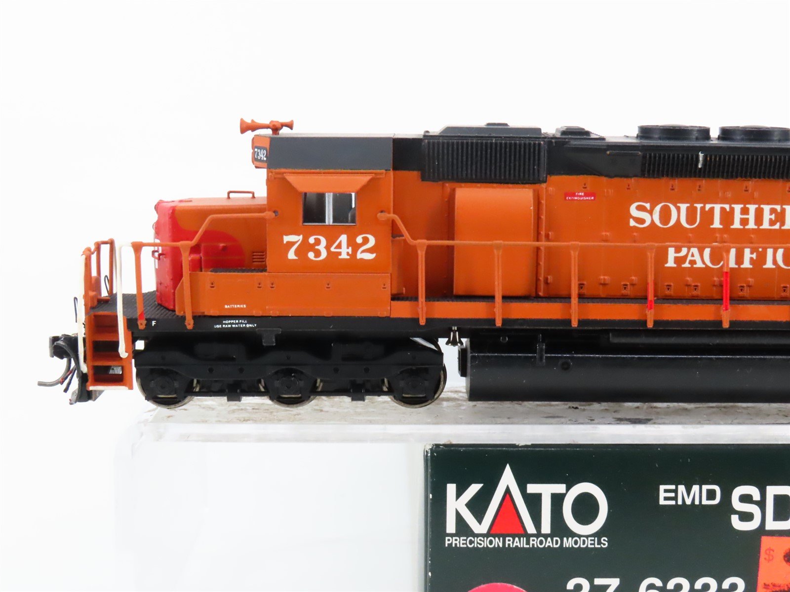 HO Scale Kato 37-6333 SP Southern Pacific SD40 Diesel Locomotive #7342 CUSTOM