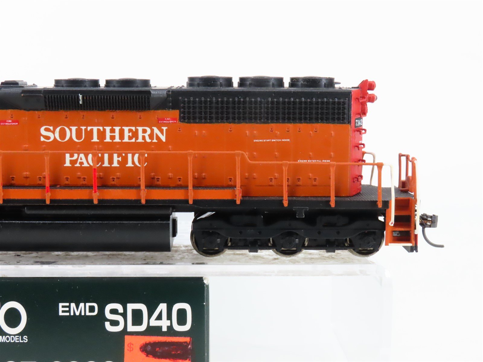 HO Scale Kato 37-6333 SP Southern Pacific SD40 Diesel Locomotive #7342 CUSTOM