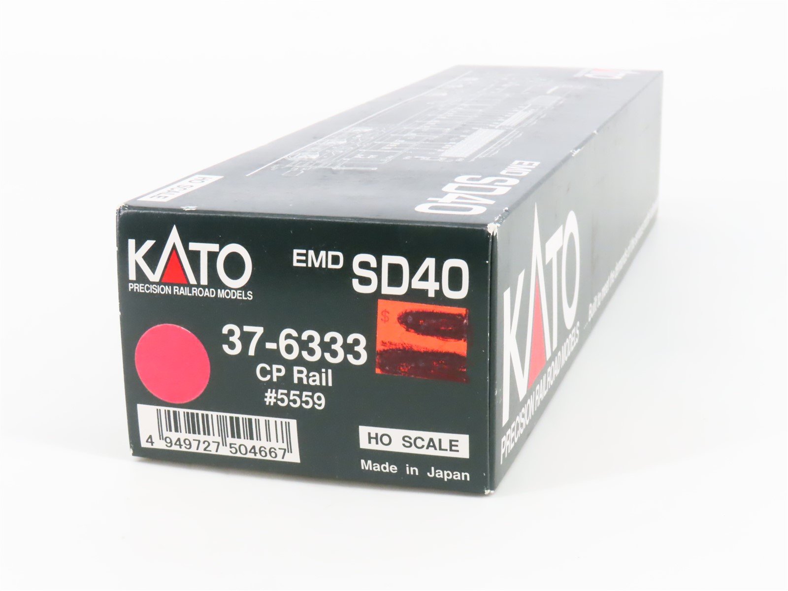 HO Scale Kato 37-6333 SP Southern Pacific SD40 Diesel Locomotive #7342 CUSTOM