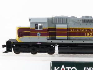 HO Scale Kato 37-6321 AC Algoma Central SD40 Diesel Locomotive #180