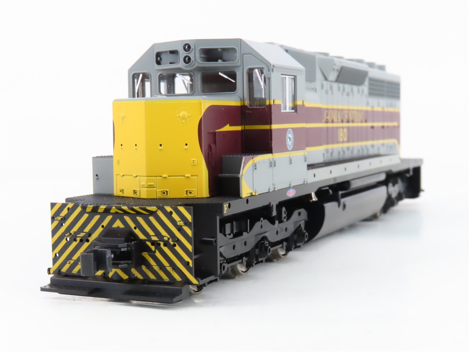 HO Scale Kato 37-6321 AC Algoma Central SD40 Diesel Locomotive #180