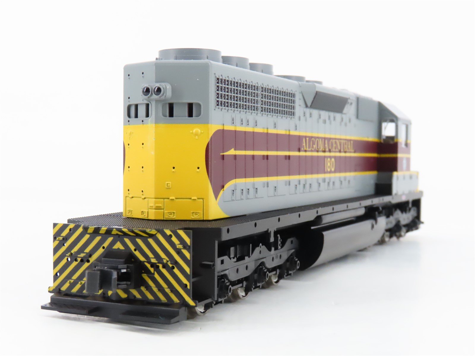 HO Scale Kato 37-6321 AC Algoma Central SD40 Diesel Locomotive #180