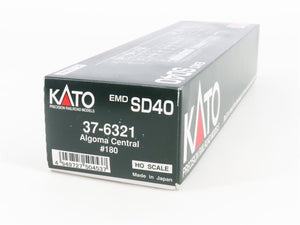 HO Scale Kato 37-6321 AC Algoma Central SD40 Diesel Locomotive #180