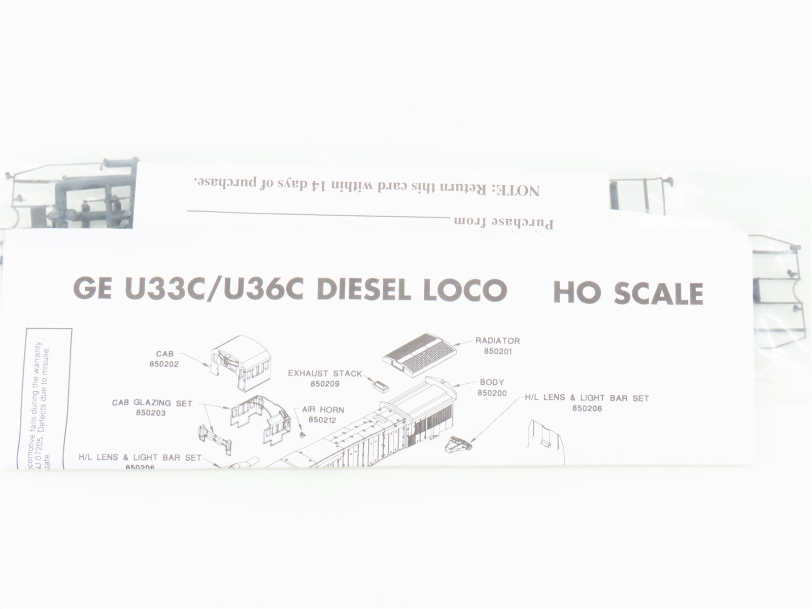 HO Scale Atlas 8555 SP Southern Pacific U33C Diesel Locomotive #8623