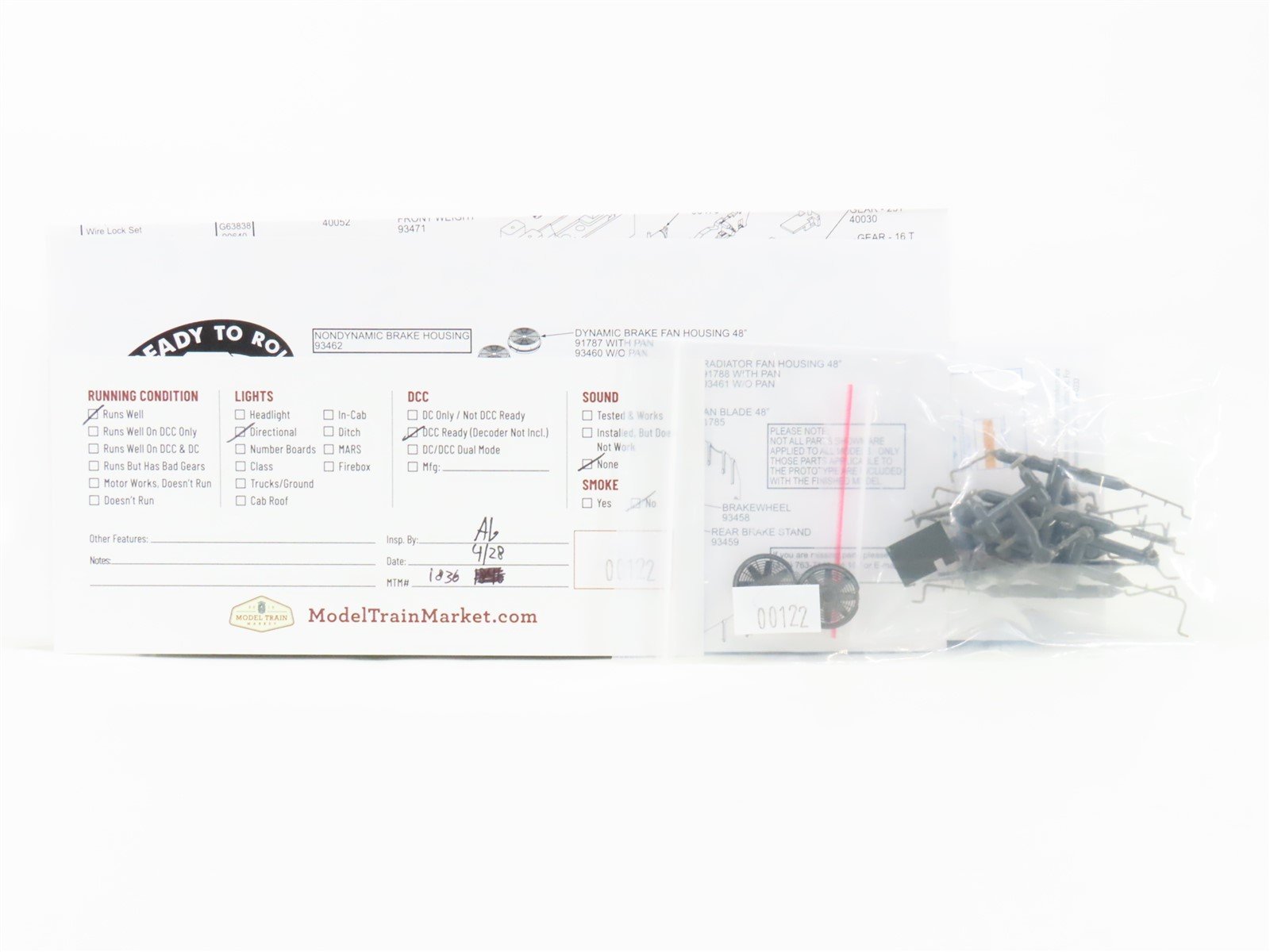 HO Scale Athearn RTR 89860 SP Southern Pacific SD40 Diesel Locomotive #8628