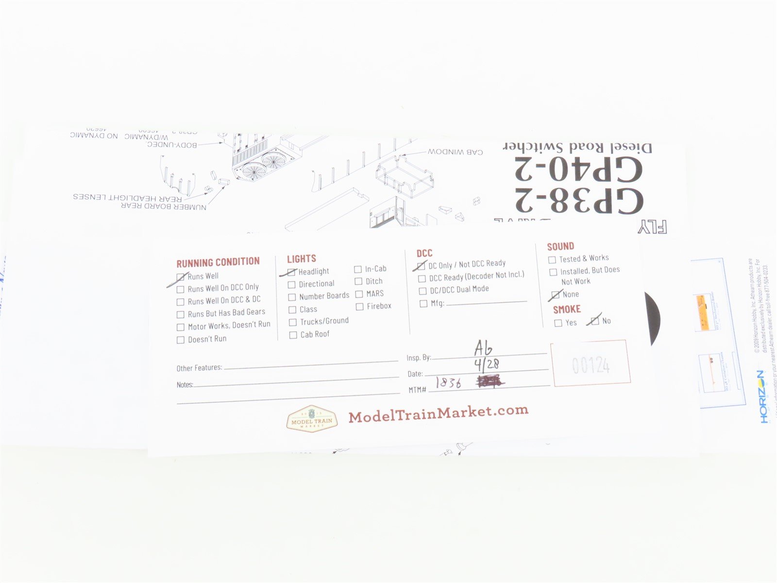 HO Scale Athearn RTR 89724 SP Southern Pacific GP40-2 Diesel Locomotive #7644