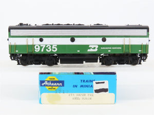 HO Scale Athearn 3212 BN Burlington Northern EMD F7B Diesel Locomotive #9735
