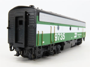 HO Scale Athearn 3212 BN Burlington Northern EMD F7B Diesel Locomotive #9735
