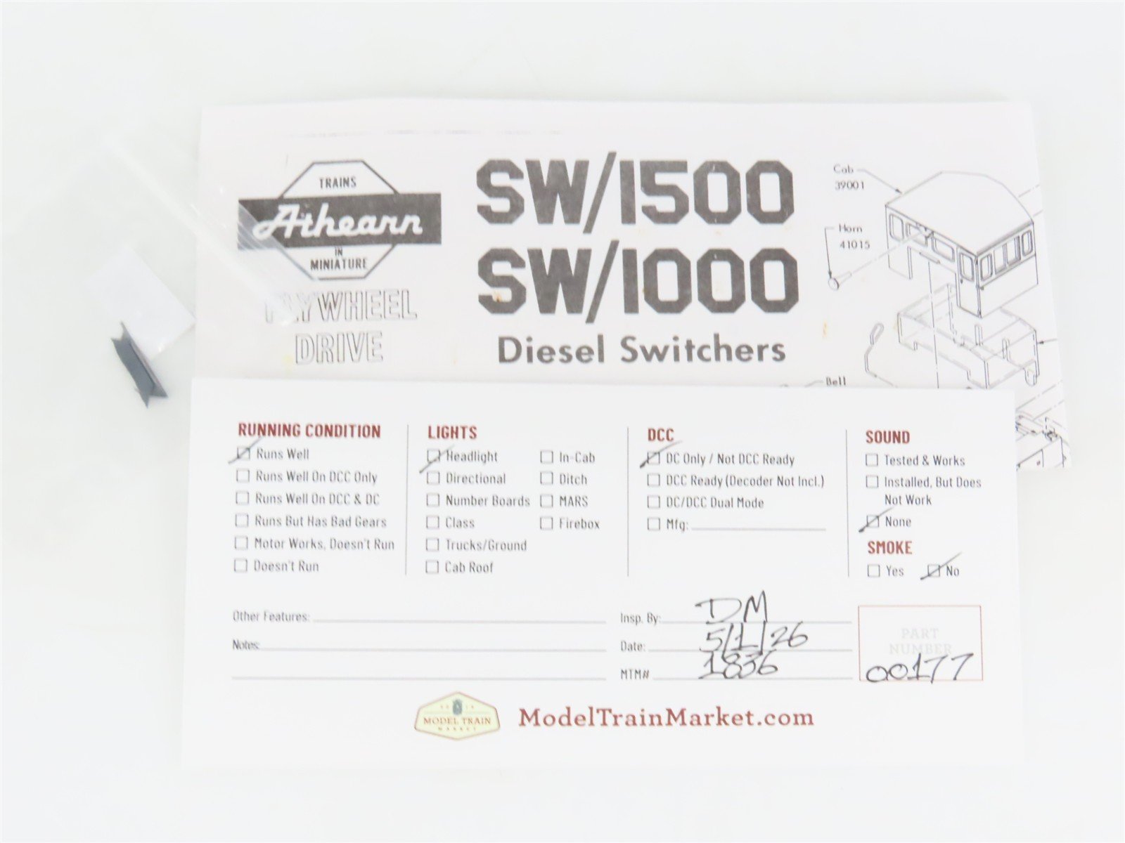 HO Scale Athearn 3941 UP 