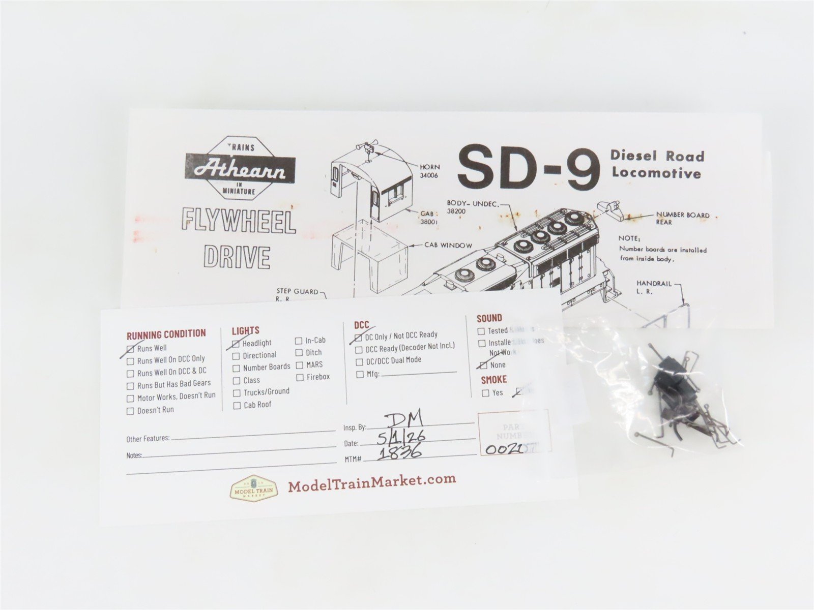 HO Scale Athearn 3807 SP Southern Pacific 