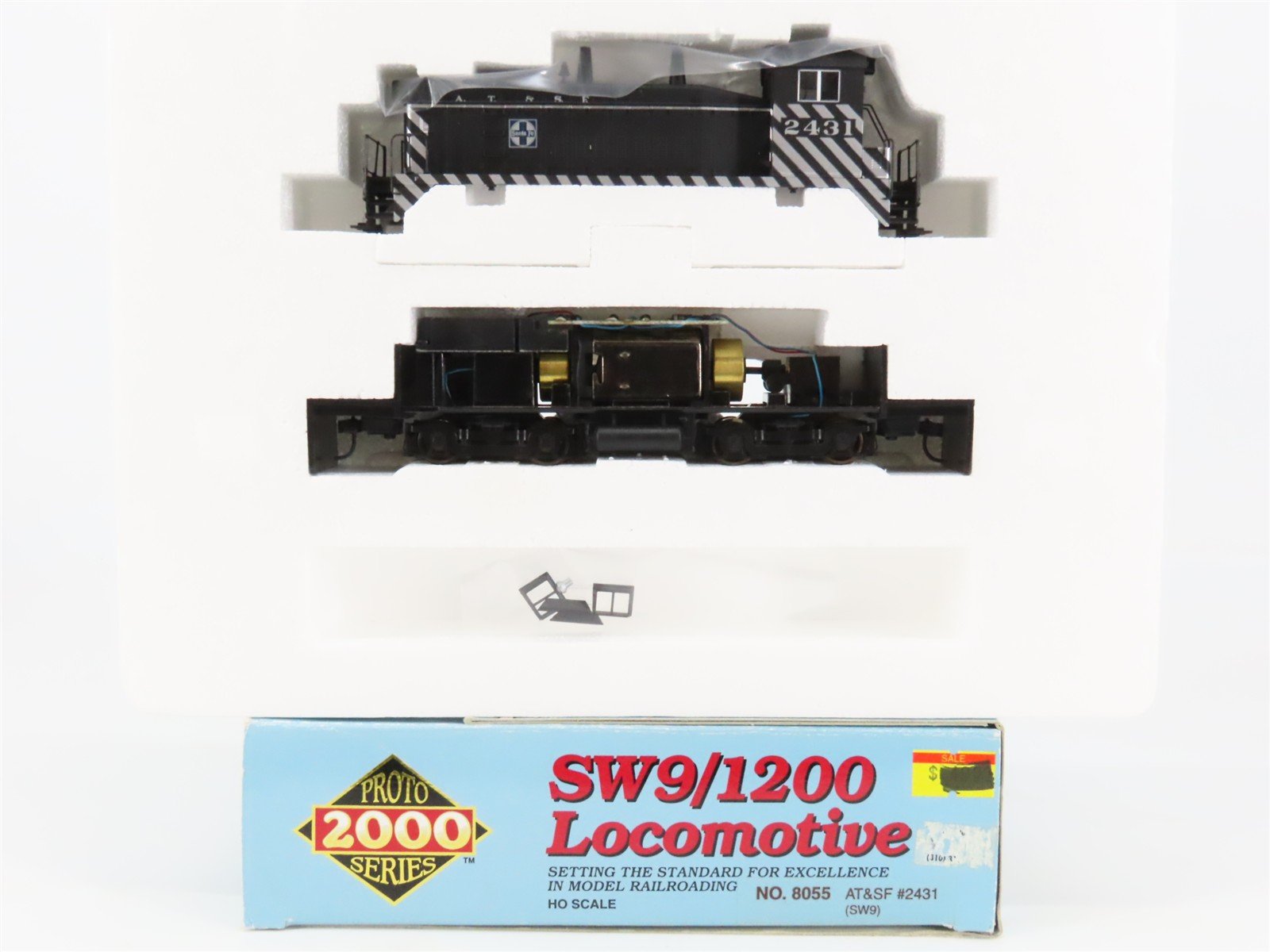 HO Scale Proto 2000 8055 ATSF Santa Fe SW9/1200 Diesel Locomotive #2431