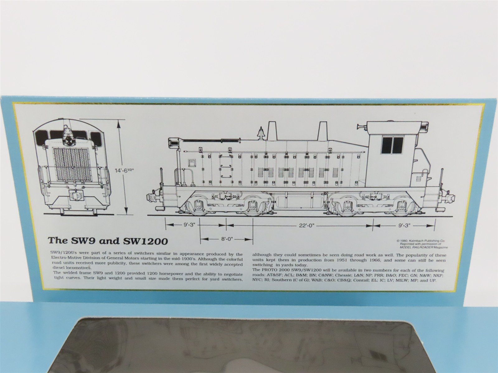HO Scale Proto 2000 8055 ATSF Santa Fe SW9/1200 Diesel Locomotive #2431