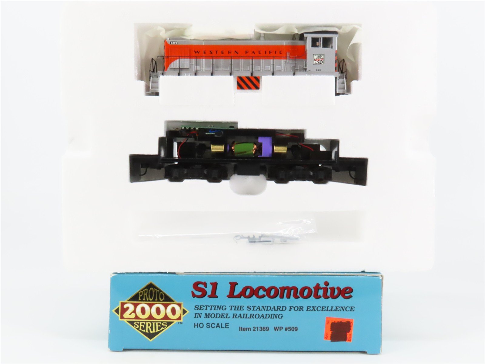 HO Scale Proto 2000 21369 WP Western Pacific S1 Diesel Locomotive #509