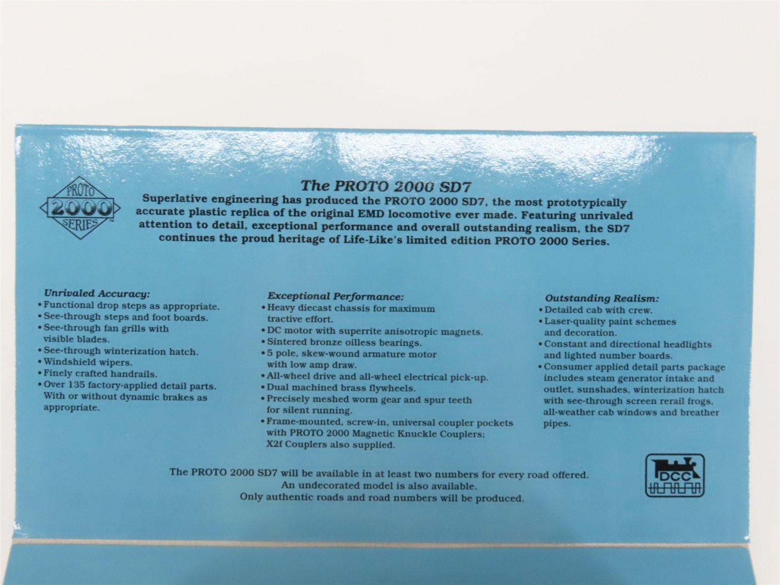 HO Scale Proto 2000 30147 SP Southern Pacific SD7 Diesel Locomotive #5327