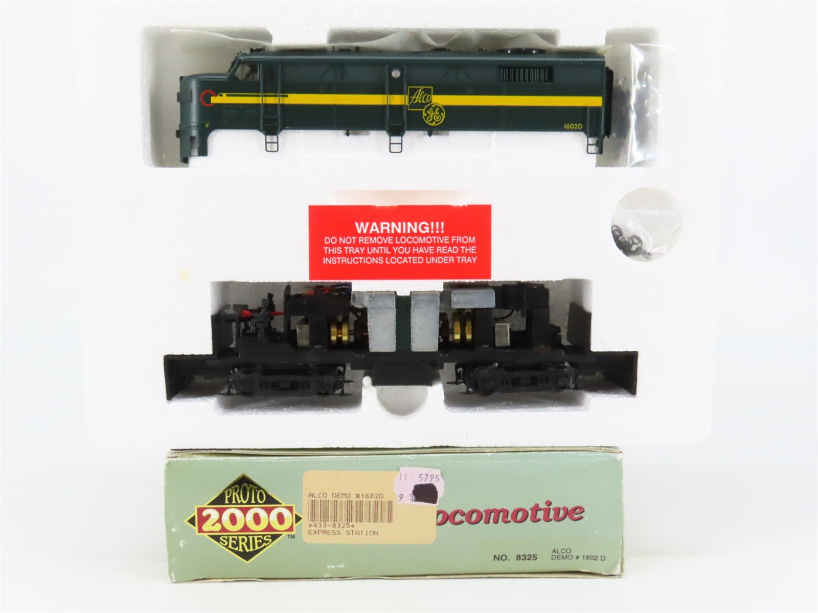 HO Scale Proto 2000 8325 ALCO Demonstrator FA2 Diesel Locomotive #1602D
