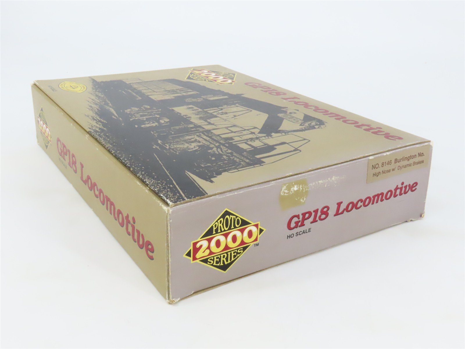HO Scale Proto 2000 8146 BN Burlington Northern GP18 Diesel #1996 BAD GEARS