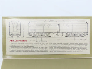 HO Scale Proto 2000 8326 ALCO Demonstrator FB2 Diesel Loco #1602B UNPOWERED