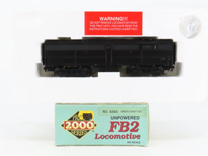 HO Scale Proto 2000 8393 Undecorated FB2 Diesel Locomotive UNPOWERED