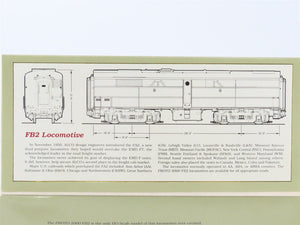 HO Scale Proto 2000 8393 Undecorated FB2 Diesel Locomotive UNPOWERED