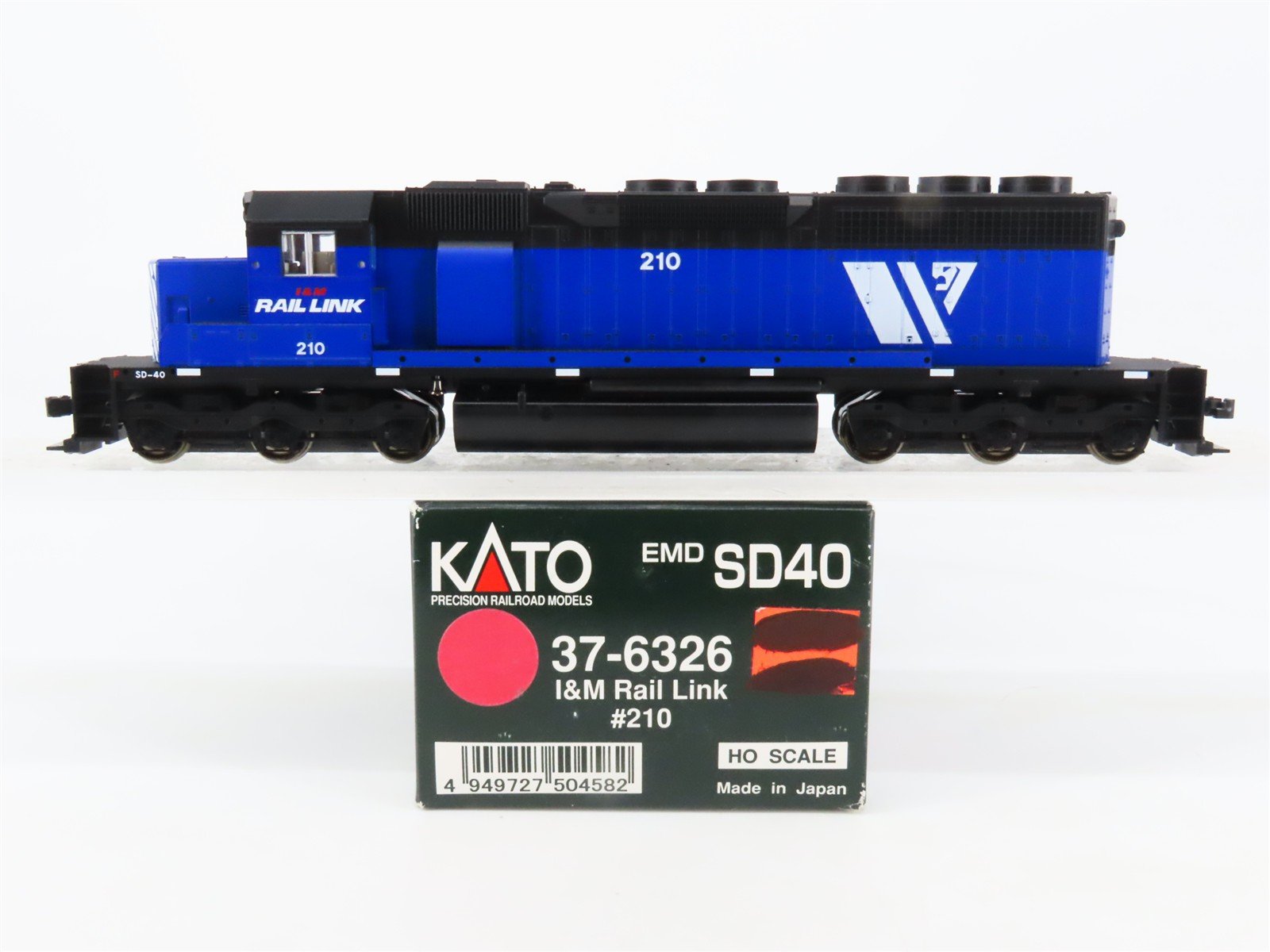 HO Scale KATO 37-6326 IMRL I&M Rail Link EMD SD40 Diesel #210 - DCC Ready