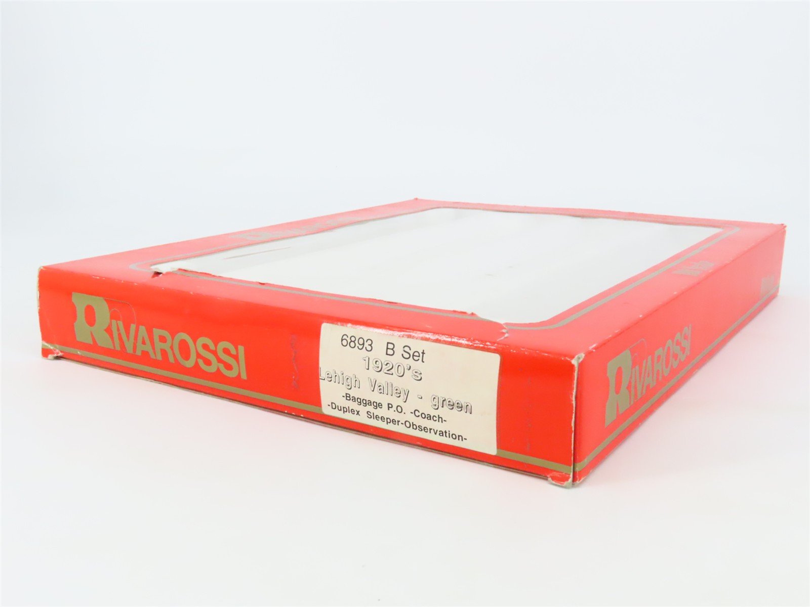 HO Scale Rivarossi 6893 LV Lehigh Valley 1920s Passenger 4-Car Set