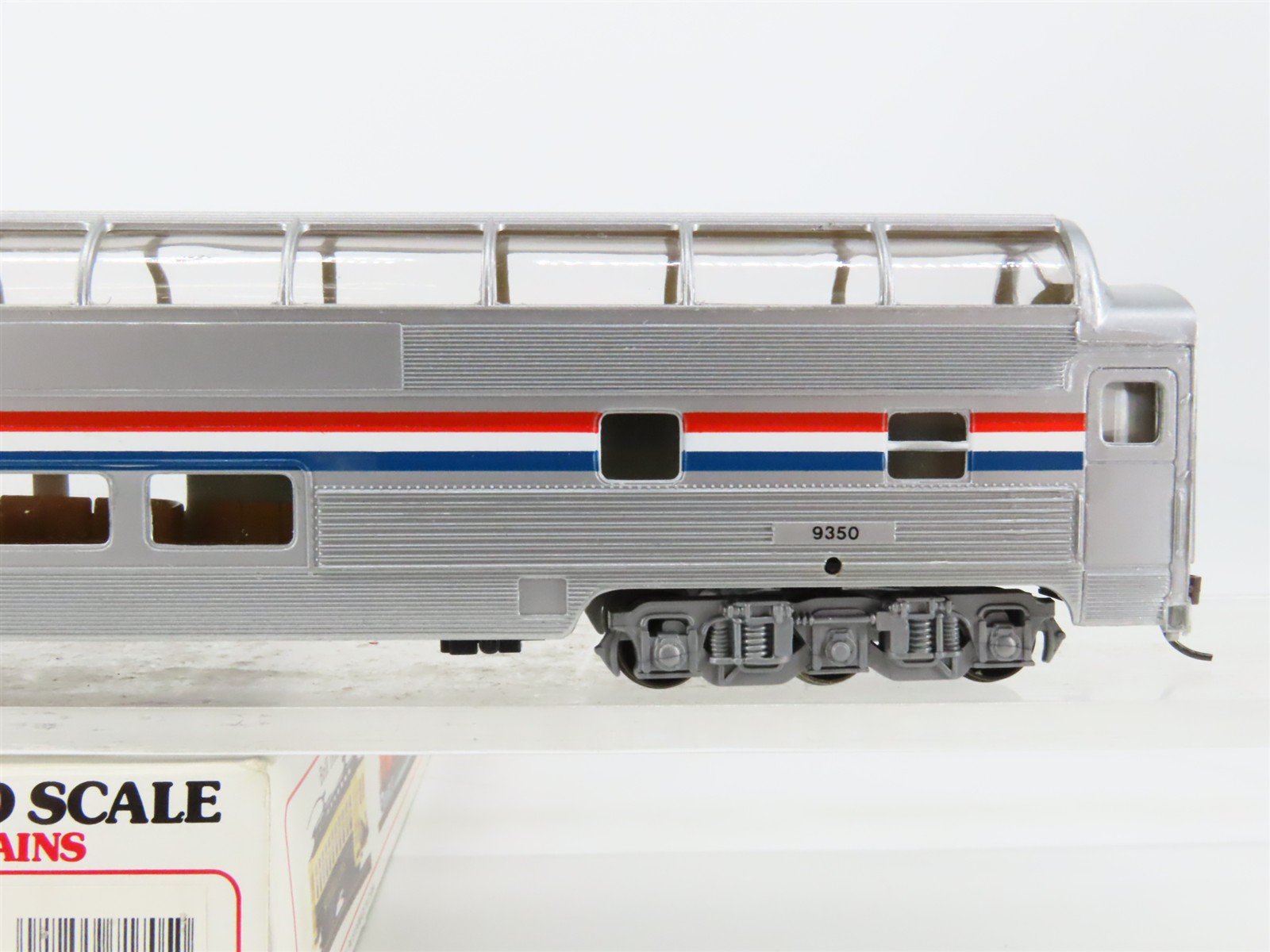 HO Scale Bachmann 71705 Amtrak Pullman Dome Passenger Car #9350