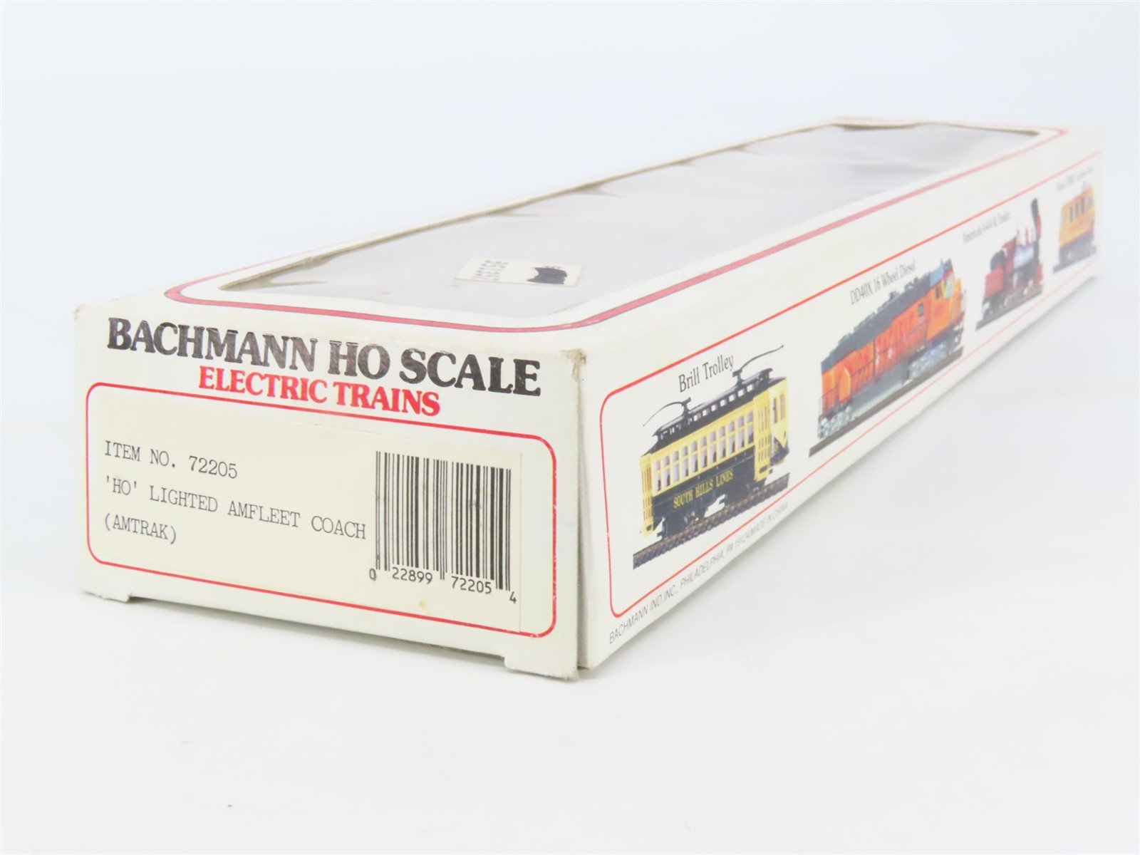 HO Scale Bachmann 72205 Amtrak Amfleet Coach Passenger Car #21917 w/Light