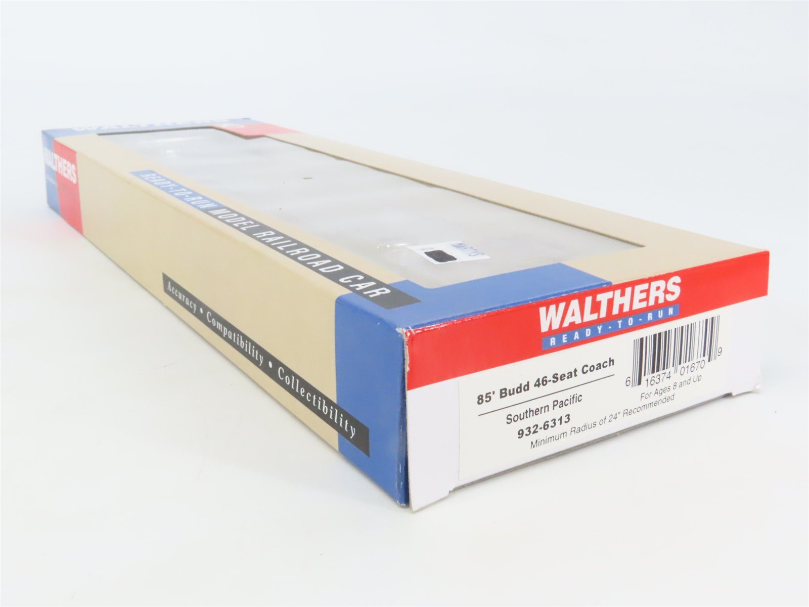 HO Scale Walthers RTR 932-6313 SP Southern Pacific 46-Seat Coach Passenger Car