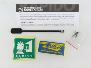 HO Rapido 175010 SP Southern Pacific Dome-Lounge Passenger Car #3604 w/Lights