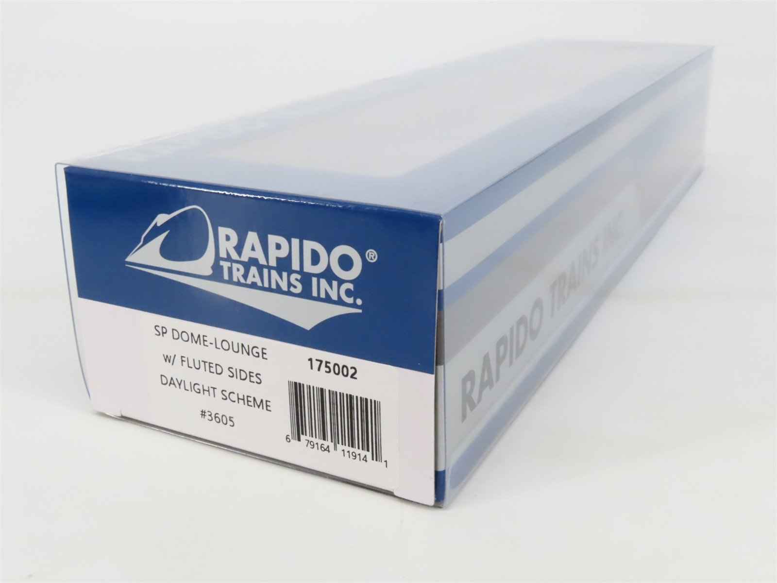 HO Rapido 175002 SP Southern Pacific Dome-Lounge Passenger Car #3605 wLights