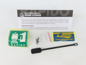 HO Rapido 175003 SP Southern Pacific Dome-Lounge Passenger Car #3606 wLights