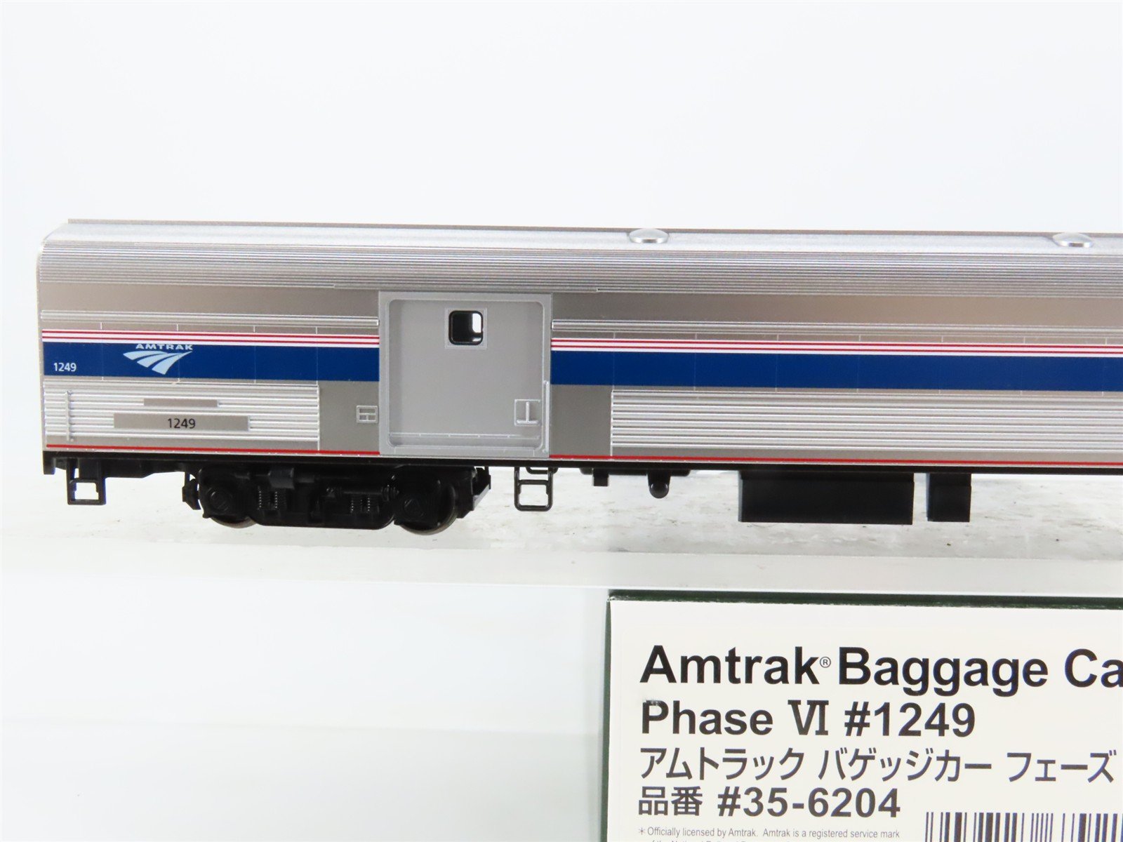 HO Scale KATO 35-6204 Amtrak Phase IV Baggage Passenger Car #1249