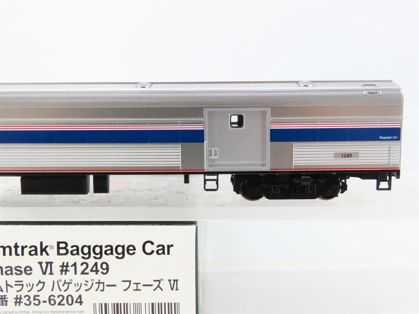 HO Scale KATO 35-6204 Amtrak Phase IV Baggage Passenger Car #1249