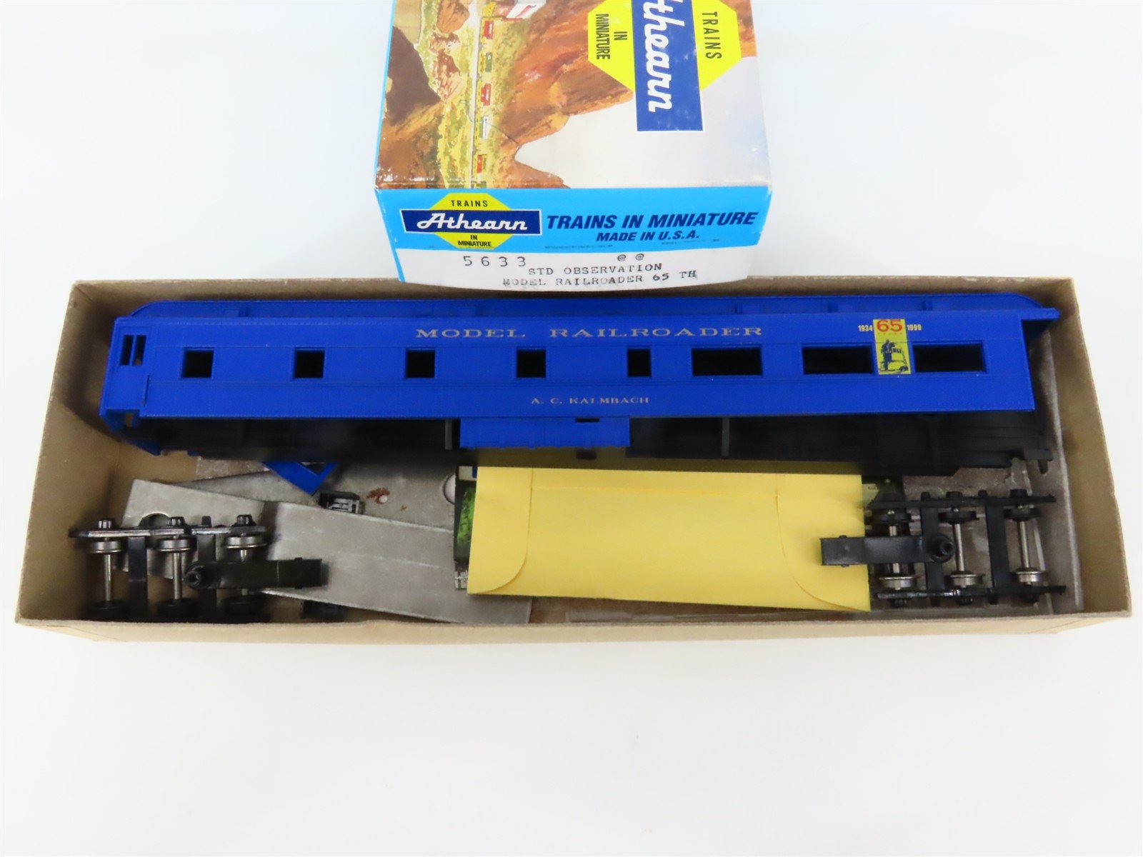 HO Athearn 5633 Model Railroader 65th Obs Passenger Car "A.C. Kalmbach" Kit