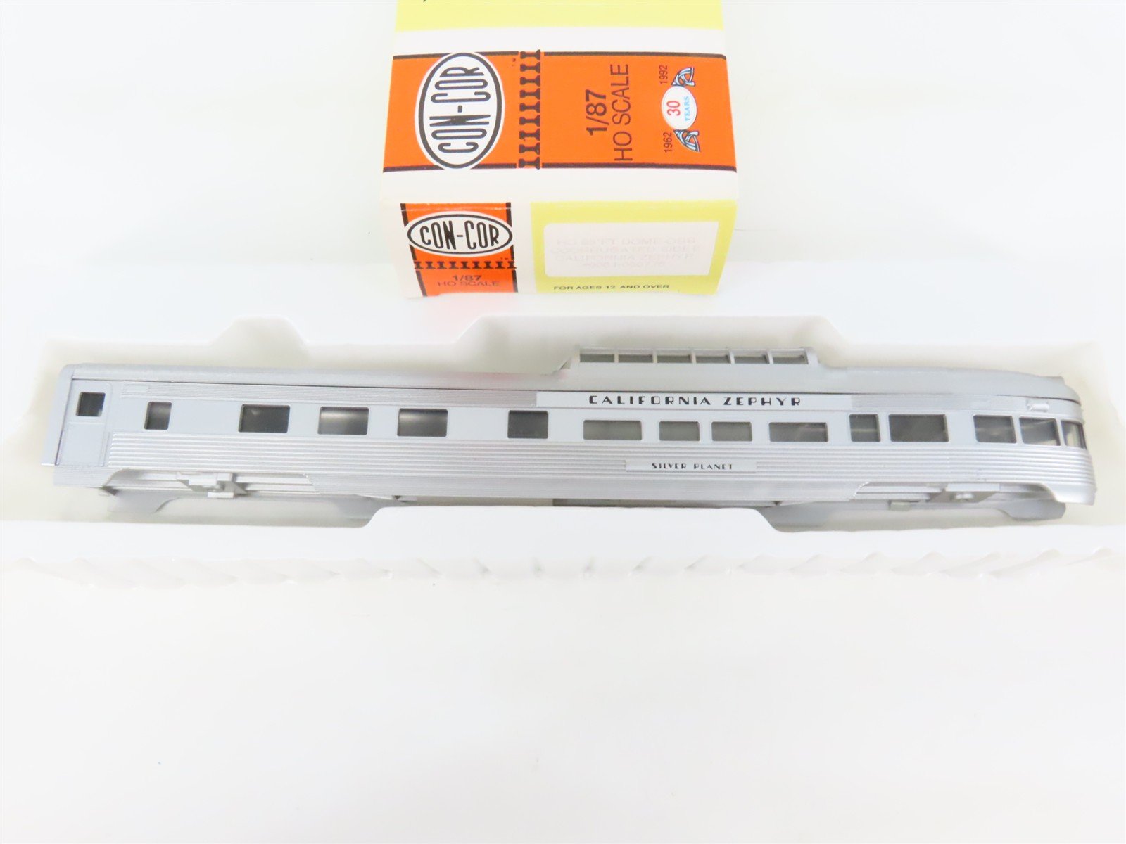 HO Con-Cor 0001-000776 California Zephyr Dome Passenger Car 