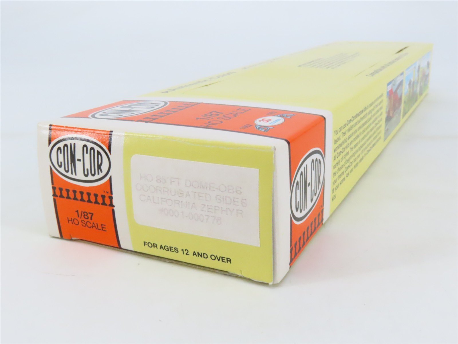 HO Con-Cor 0001-000776 California Zephyr Dome Passenger Car 