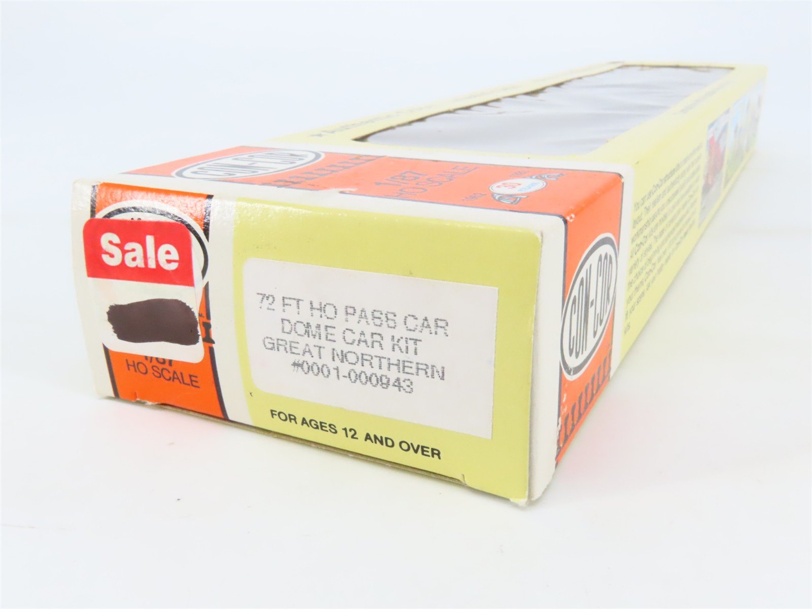 HO Scale Con-Cor 0001-000943 GN Great Northern Dome Passenger Car #1321 Kit