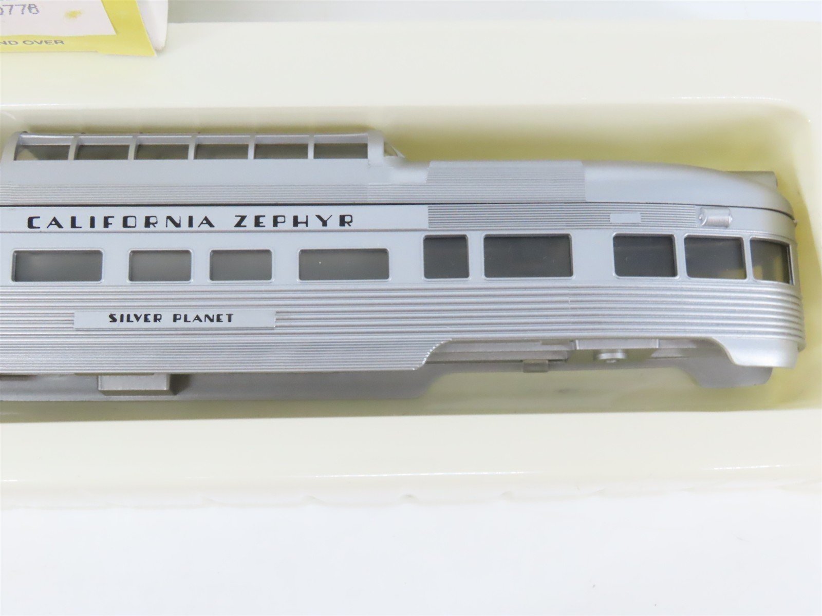 HO Scale Con-Cor 0001-000776 California Zephyr Passenger Car 