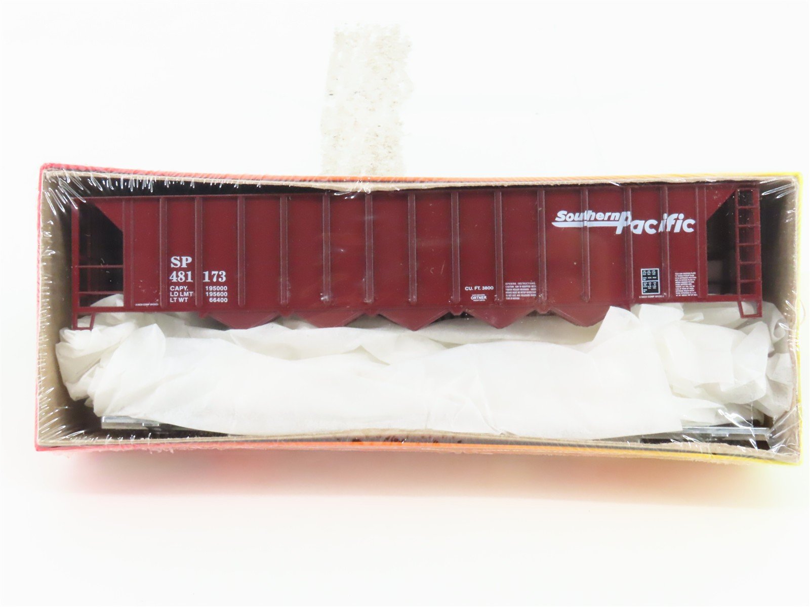 HO Scale Roundhouse Kit 07897 SP Southern Pacific 5-Bay Hopper #481173 - Sealed