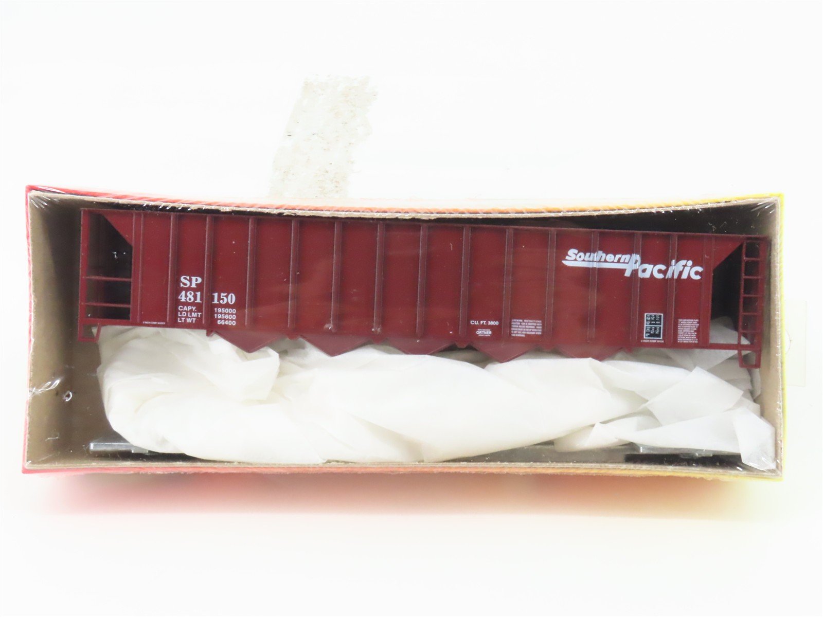 HO Scale Roundhouse Kit 07897 SP Southern Pacific 5-Bay Hopper #481150 -Sealed